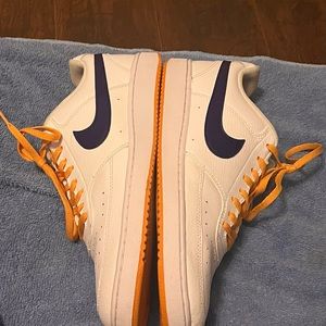 Nike Court Vision Low 'White Electro Purple' Sneakers